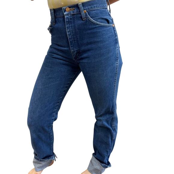 80s Wrangler 13MWZ Cowboy Cut High Waist Original Fit Jeans – 29x36 - Picture 3 of 8